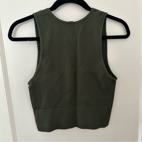 Green Ribbed Tank : Francesca’s - Picture 4 of 4
